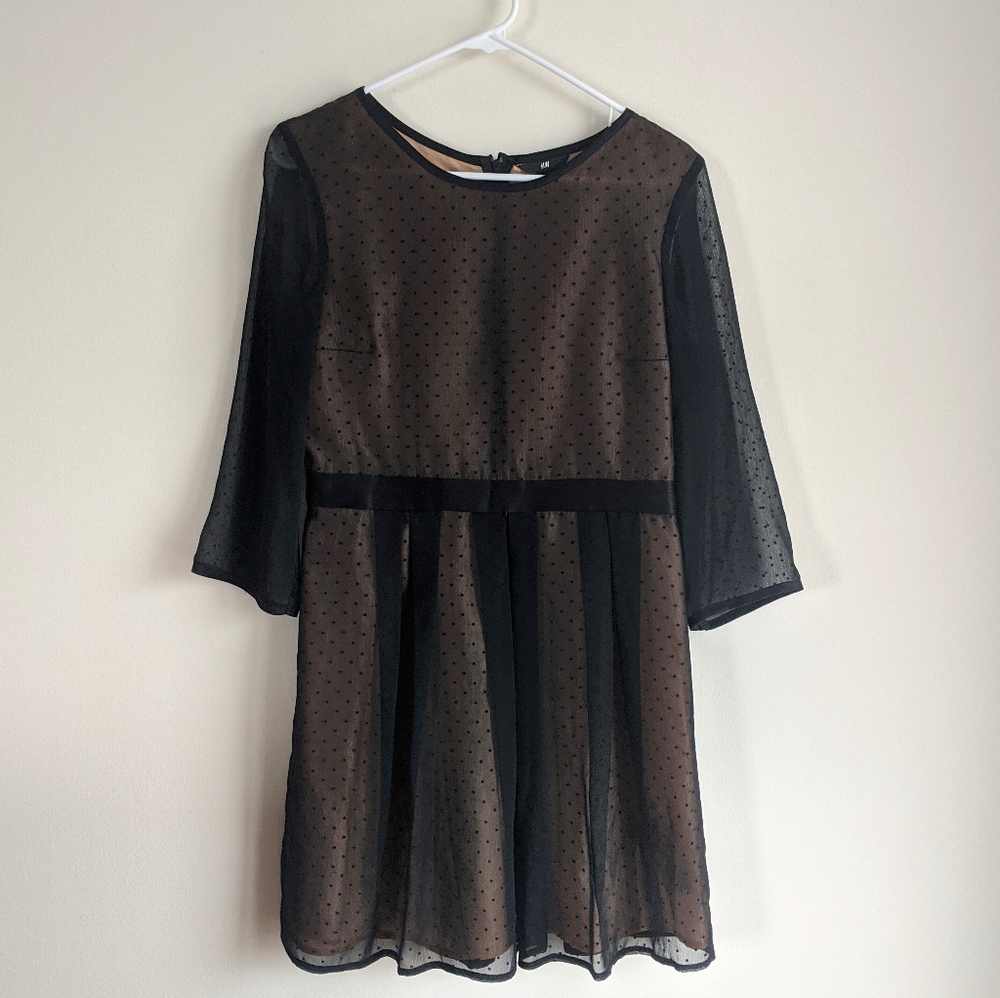 H&M polka dot dress sz 10